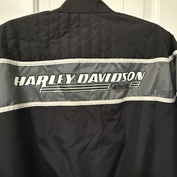 VTG Harley Davidson Motorcycle Jacket Screaming Eagle Riding USAMade Men XL - Picture 10 of 16